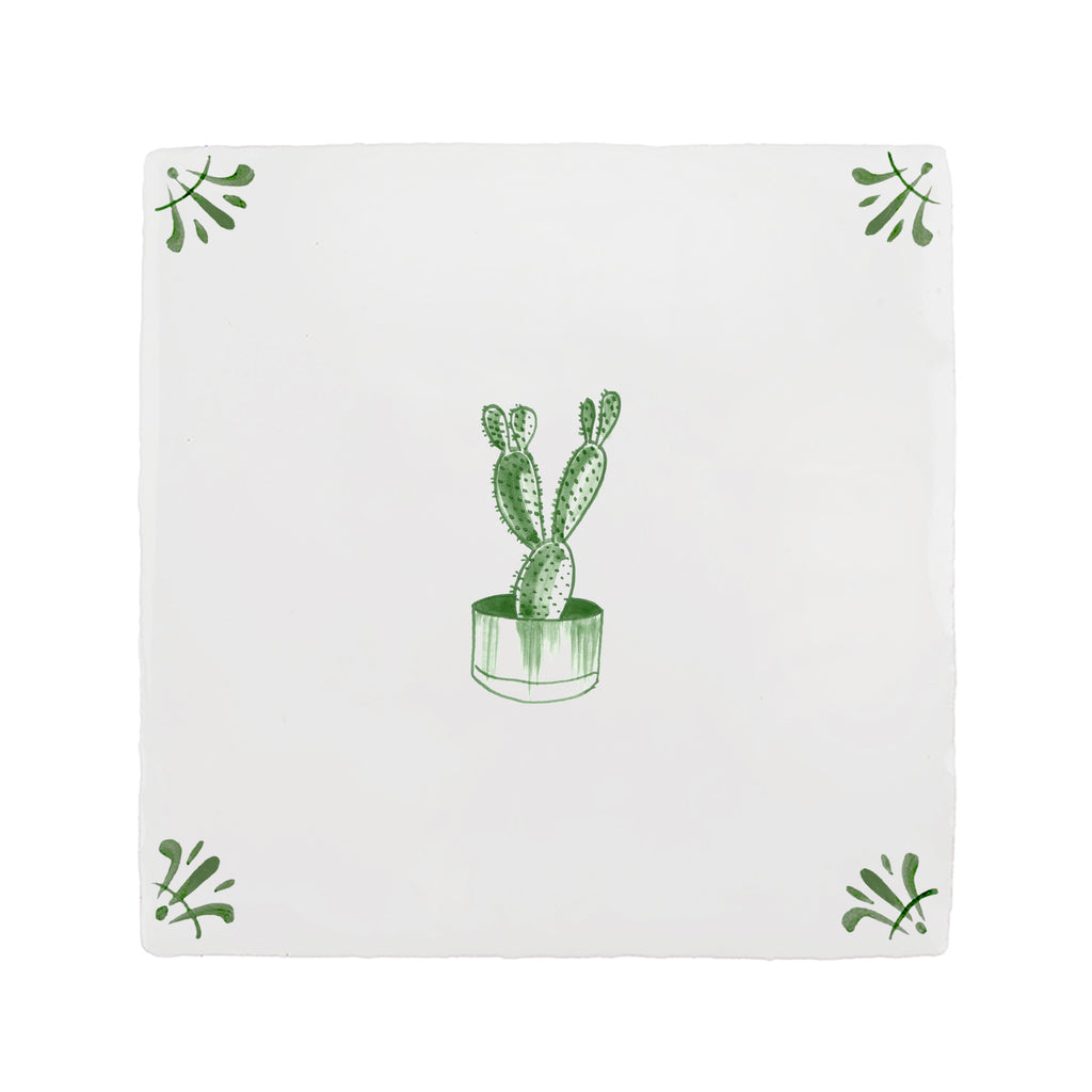 Cactus Delft Tile