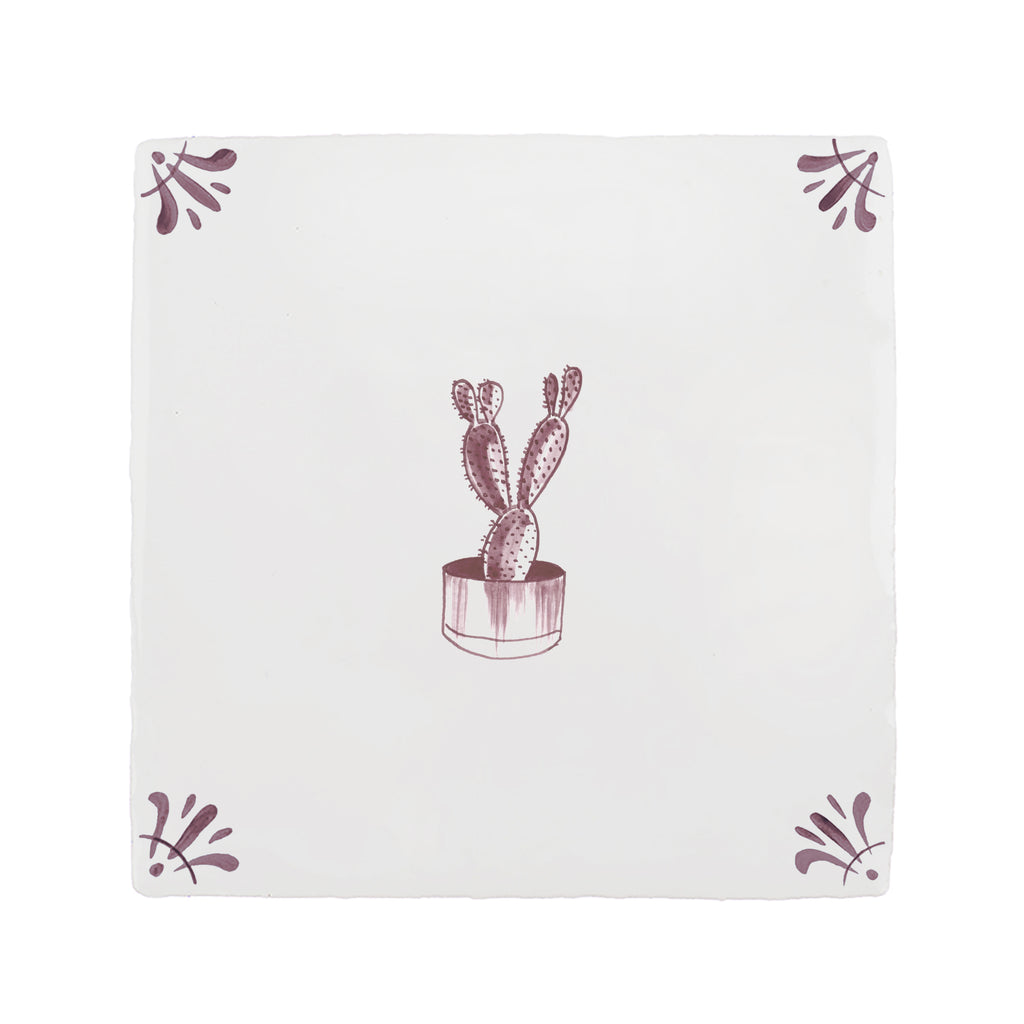 Cactus Delft Tile