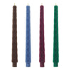 Tartan Obelisk Taper Candles, Pack of 4, Harris Dawn