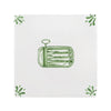 Can of Sardines Delft Tile