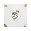Carnation Delft Tile