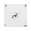Carousel Horse Delft Tile