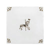 Carousel Horse Delft Tile