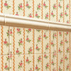 Poles & Roses II Tiles, Set of 4, Chambord
