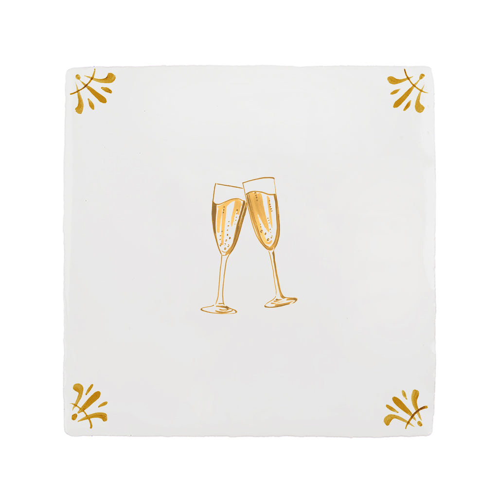 Let's Celebrate Delft Tile