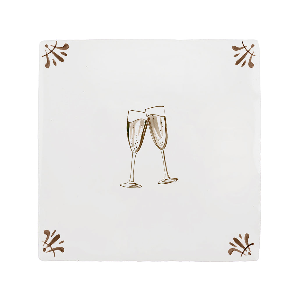 Let's Celebrate Delft Tile