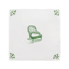 Chesterfield Chair Delft Tile