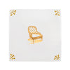 Chesterfield Chair Delft Tile