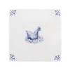 Chicken Delft Tile