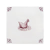 Chicken Delft Tile