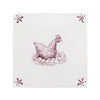 Chicken Delft Tile