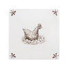 Chicken Delft Tile