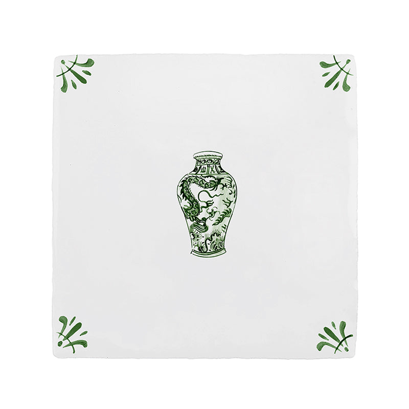 Chinese Vase Delft Tile