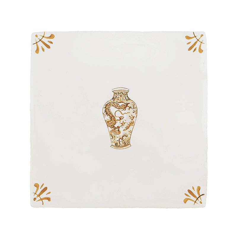 Chinese Vase Delft Tile