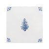 Christmas Tree Delft Tile