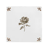Chrysanthemum Delft Tile