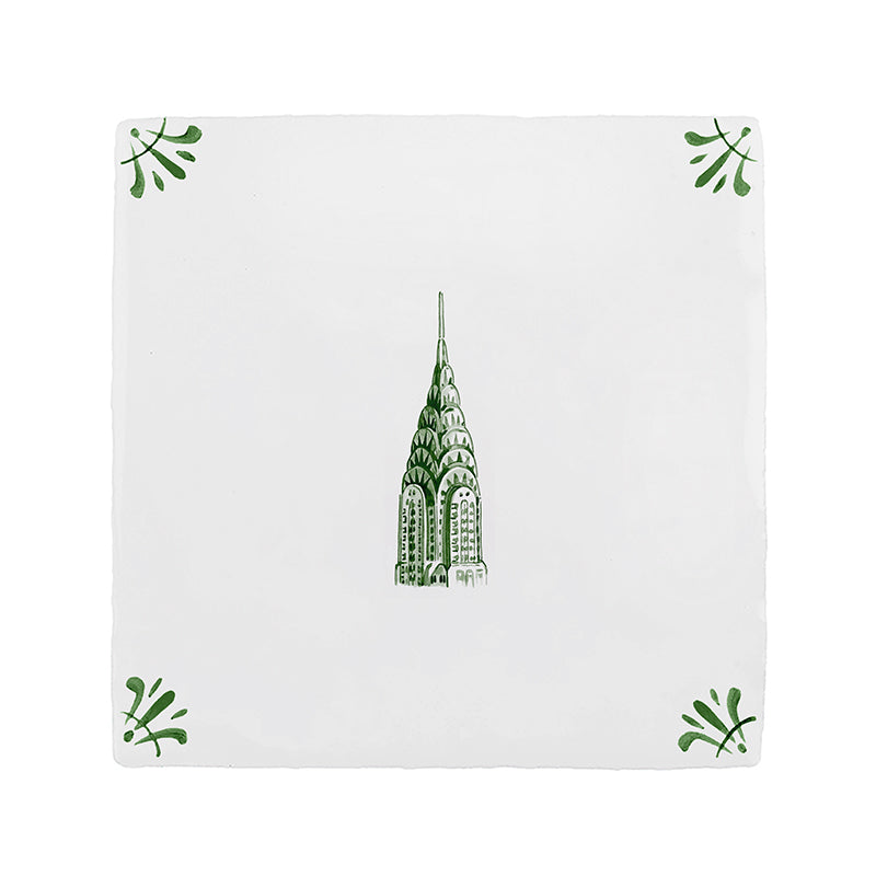 Chrysler Building Delft Tile