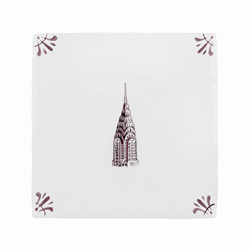 Chrysler Building Delft Tile