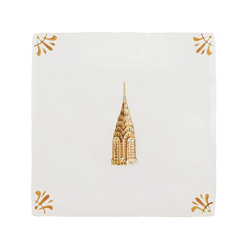 Chrysler Building Delft Tile