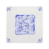 End of Line, Cinnamon Rolls Delft Tile, Blue