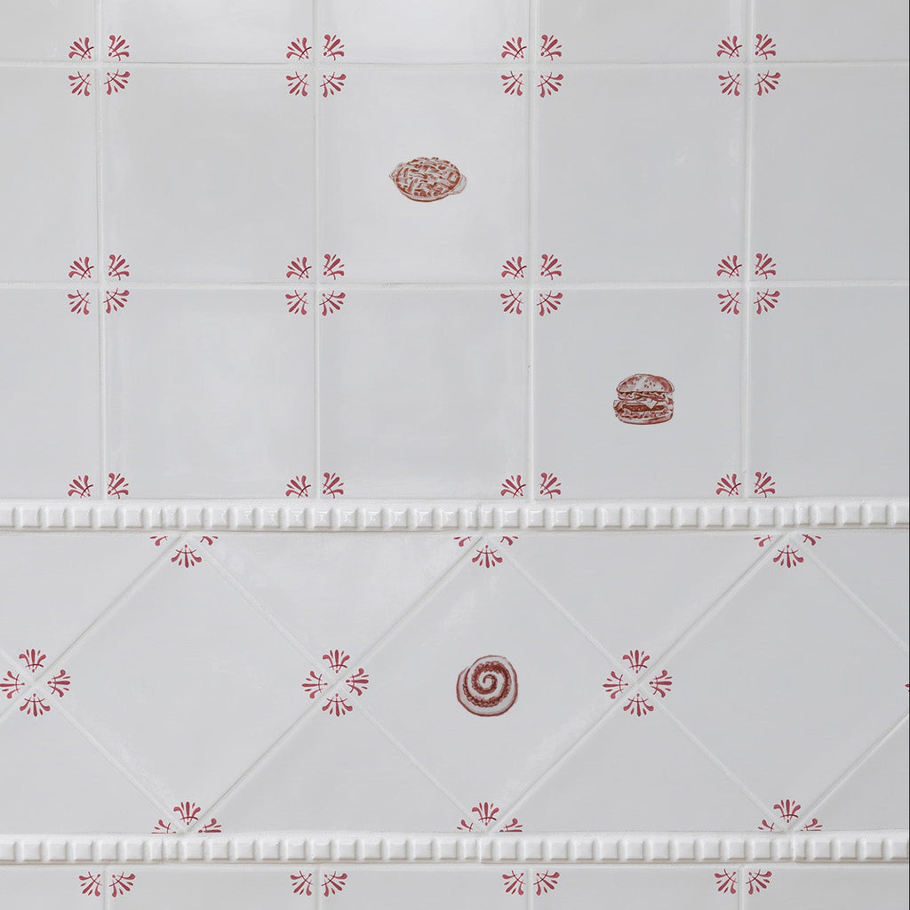 Cinnamon Roll Delft Tile