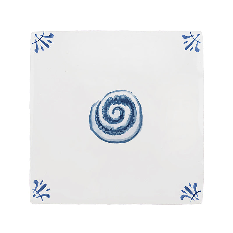 Cinnamon Roll Delft Tile