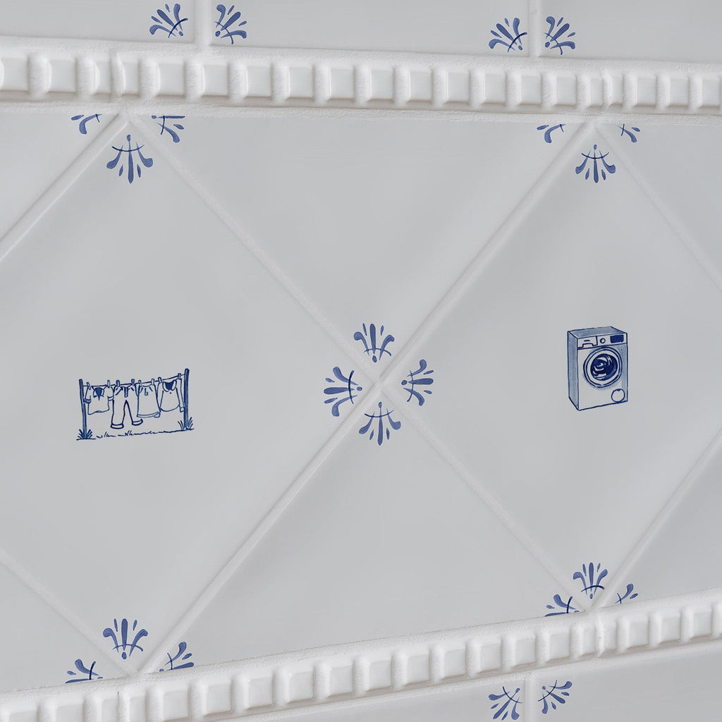 Washing Machine Delft Tile