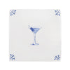 Extra Dirty Martini Delft Tile