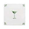 Extra Dirty Martini Delft Tile