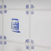 Coconut Oil Delft Tile, Gold Lustre