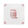 Coconut Oil Delft Tile, Gold Lustre