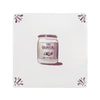 Coconut Oil Delft Tile, Gold Lustre