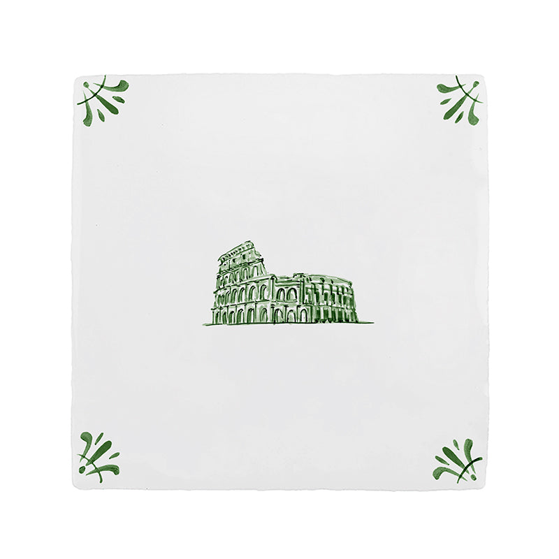 Colosseum Delft Tile