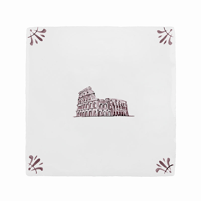 Colosseum Delft Tile