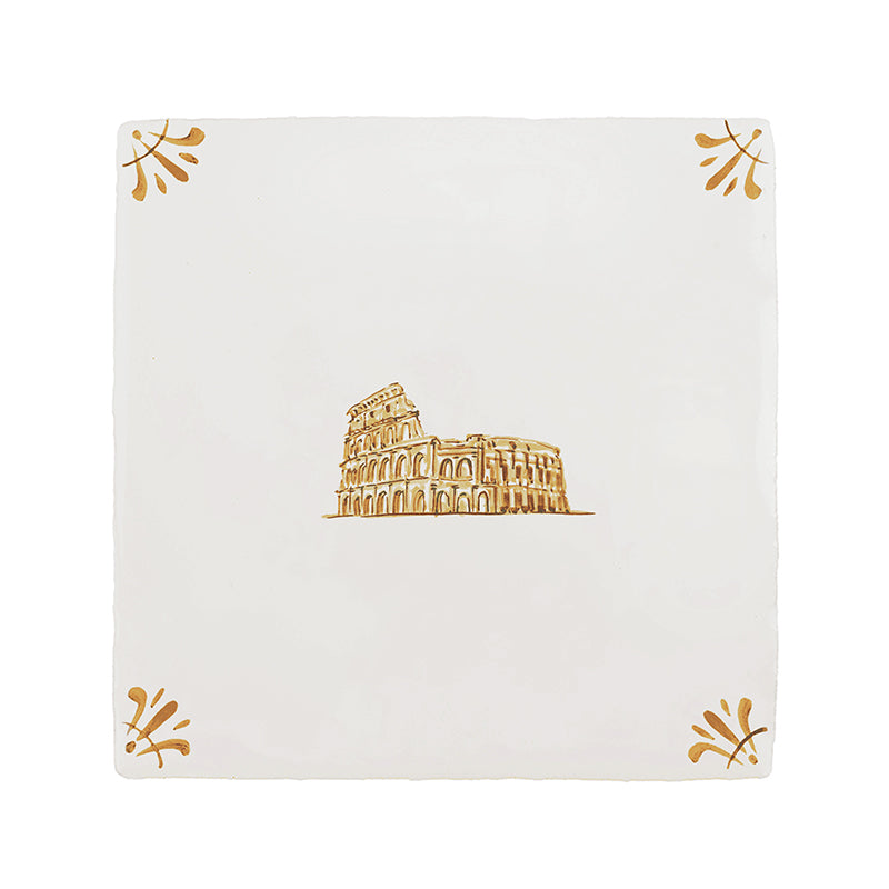 Colosseum Delft Tile