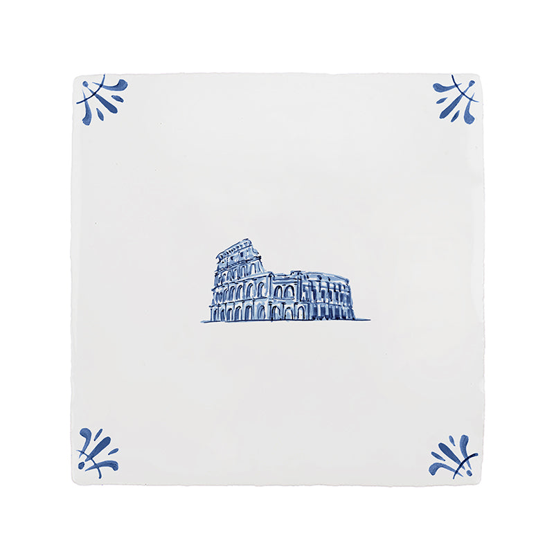 Colosseum Delft Tile