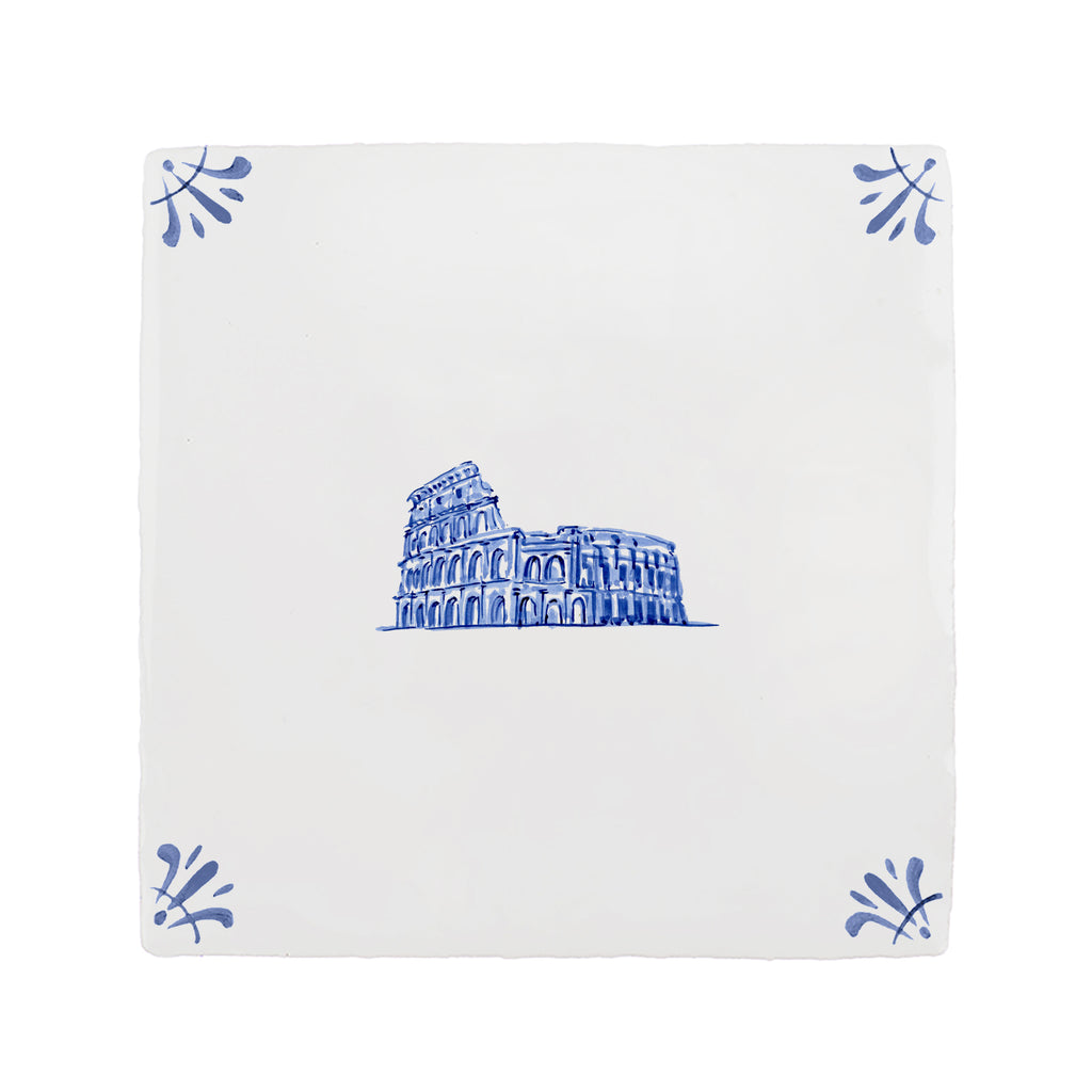 Colosseum Delft Tile