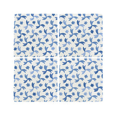 Confetti Tiles, Denim- Set of 4