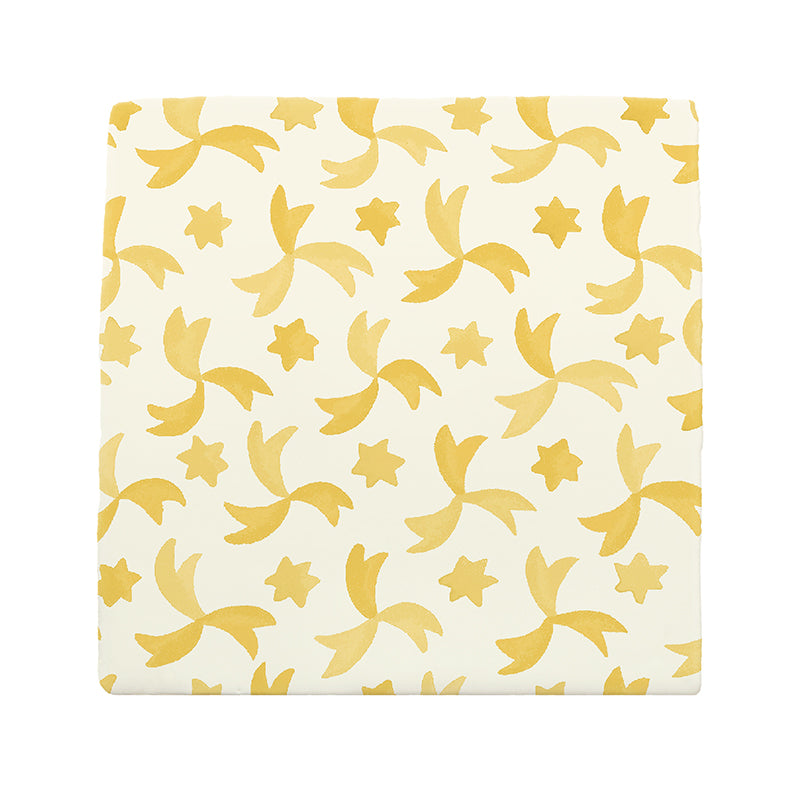 Confetti Tiles, Set of 4, Banana