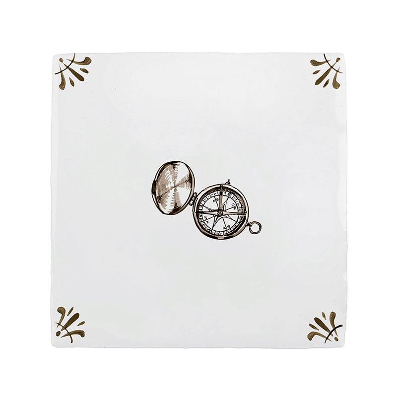 Compass Delft Tile