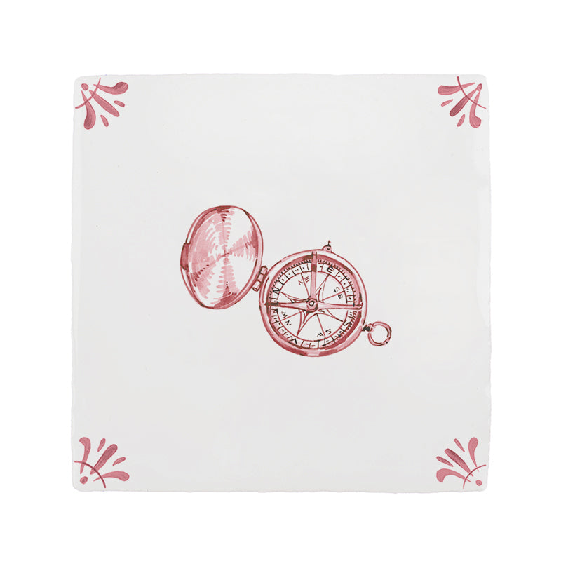 Compass Delft Tile