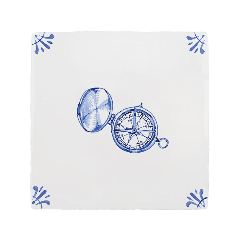 Compass Delft Tile