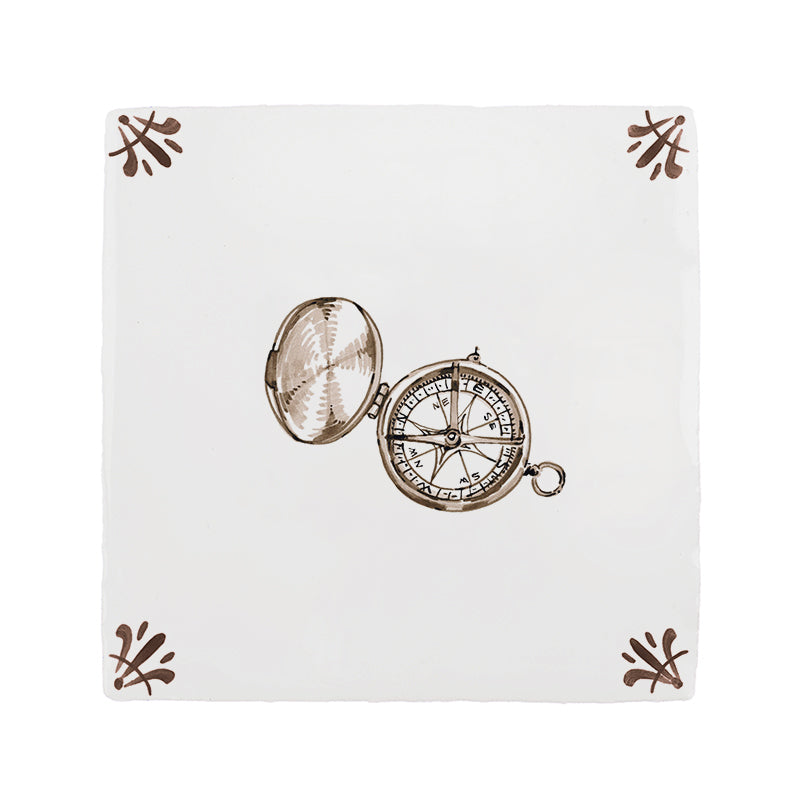 Compass Delft Tile