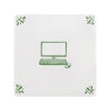 Computer Monitor Delft Tile