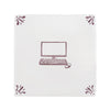 Computer Monitor Delft Tile