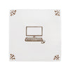 Computer Monitor Delft Tile