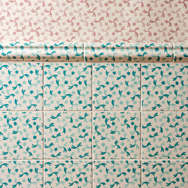 Confetti Tiles, Set of 4, Teal