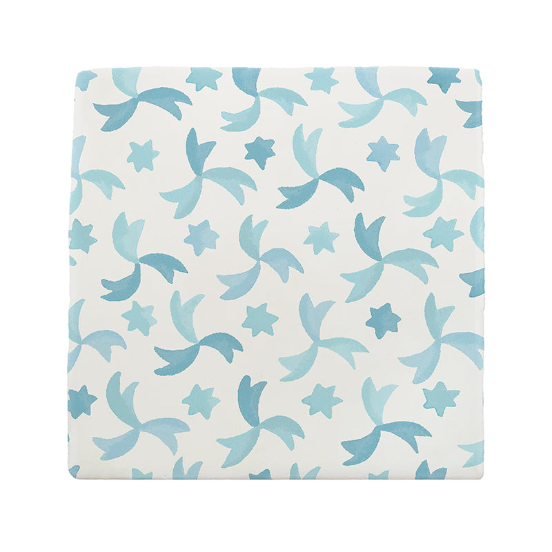 Confetti Tiles, Sky- Set of 4