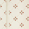 Decorative wall tile with floral pattern on a white background