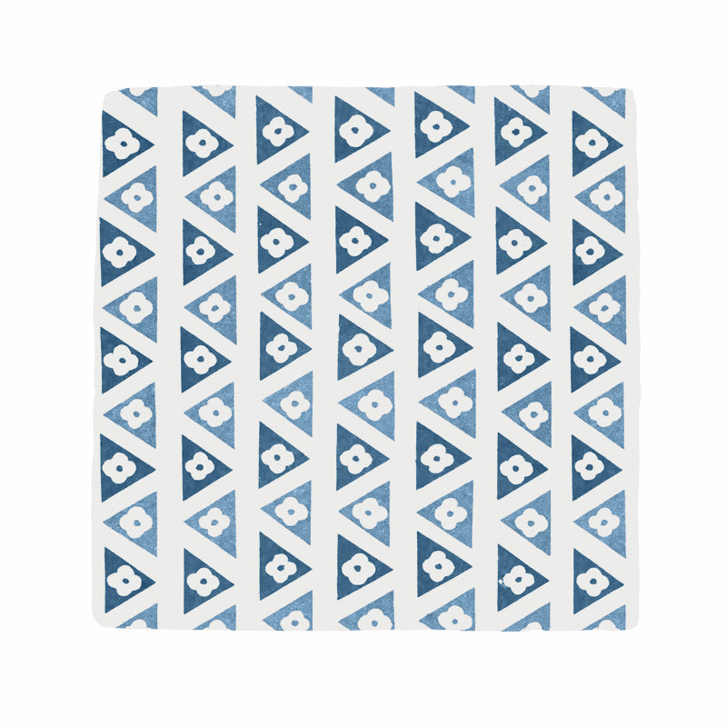 15cm, End of Line, Cosmo Tile - Azure